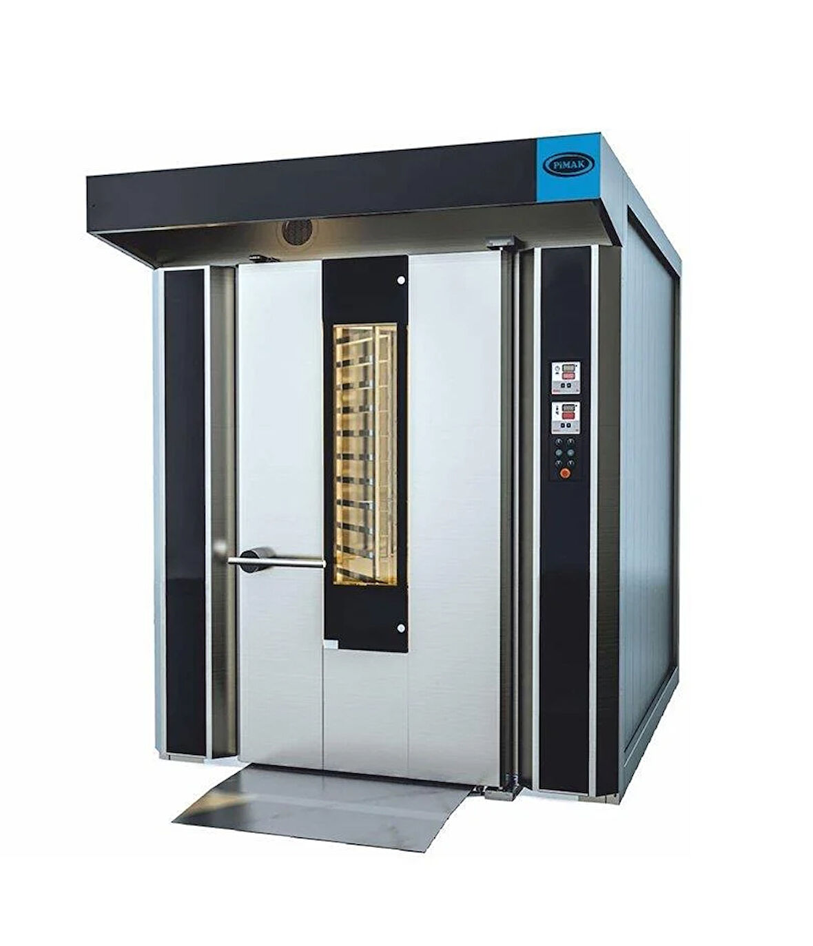 Pimak Doğalgazlı Döner Arabalı Ekmek Fırını 12 Tepsi 130 x 143 x 190 cm