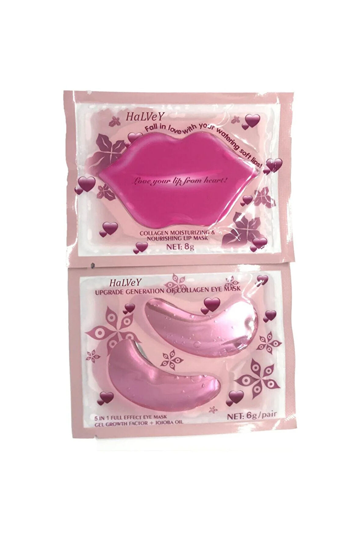 Dudak Maskesi Ve Göz Altı Maskesi