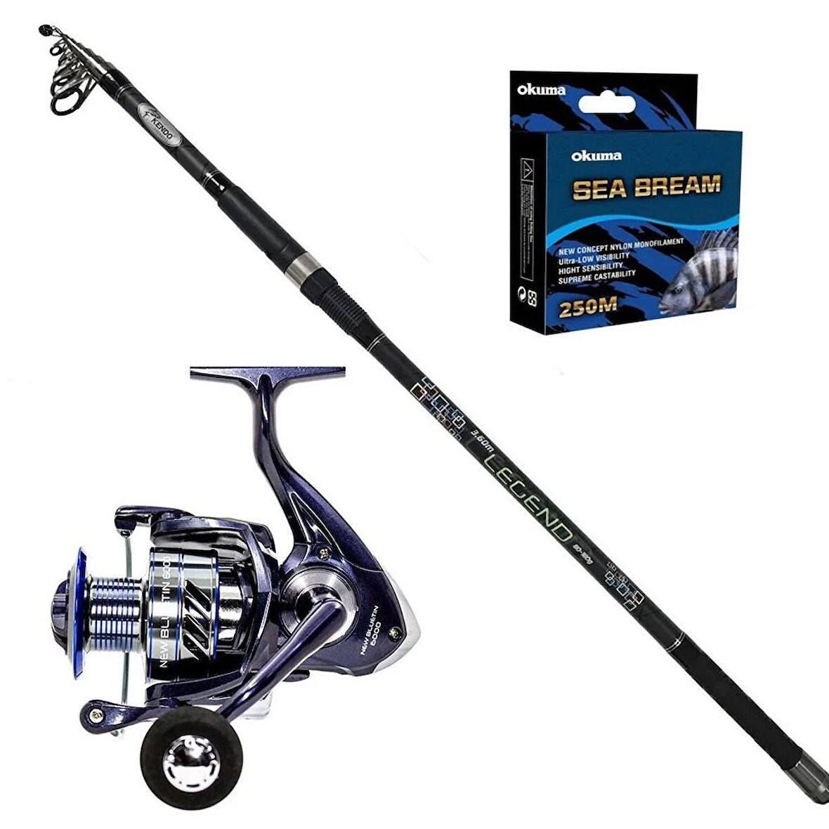 Remixon Bluetin 6000 - Kendo Legend 390cm Surf Olta Seti