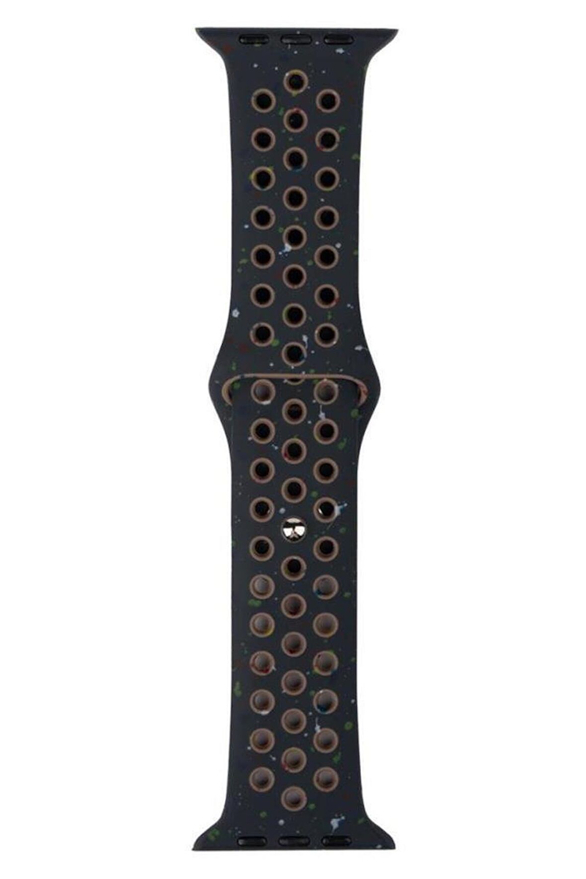 Watch 7 41mm KRD-02 Yeni Seri Suya Dayanıklı Delikli Renkli Silikon Kordon