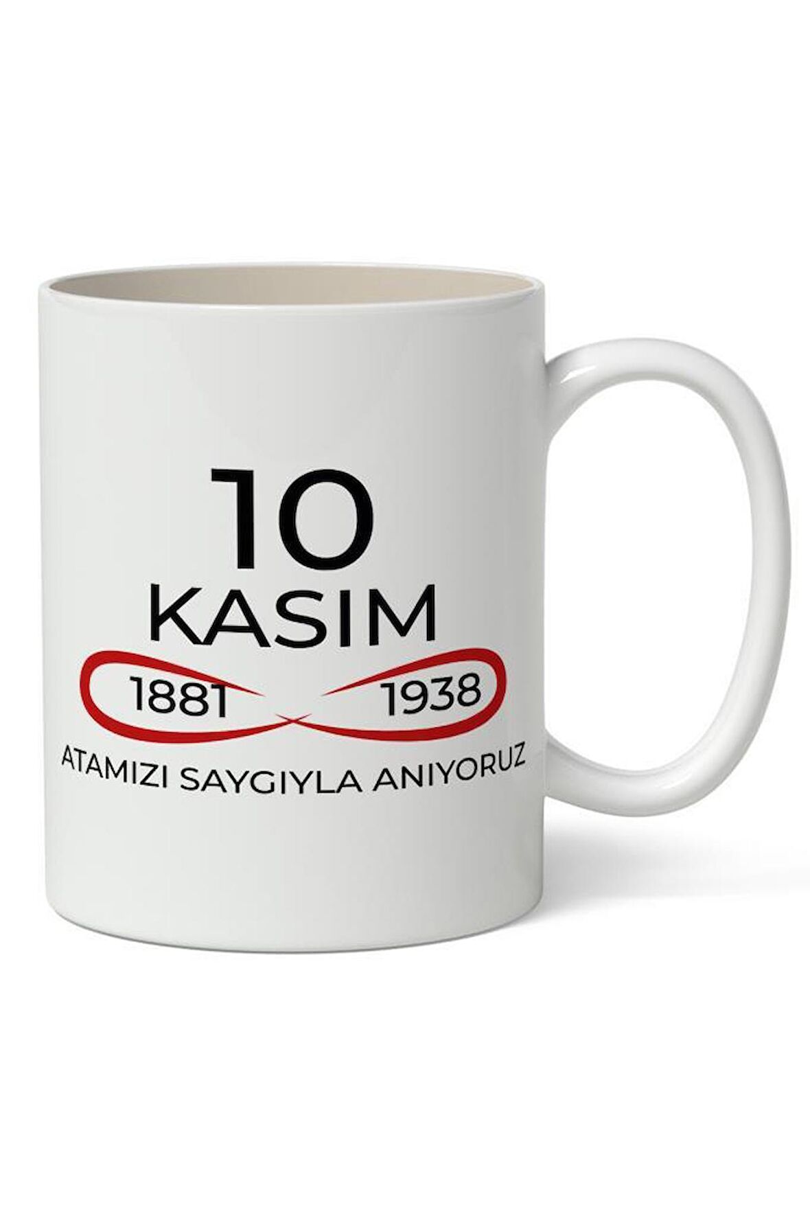 10 Kasım Mustafa Kemal Atatürk Tasarımlı Kupa Bardak Baskılı Kahve Kupa Bardak Model 9