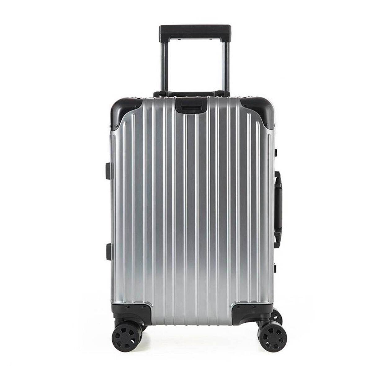 CCS 5250 Çekçekli Alüminyum Kasa Kabin Valiz Gri