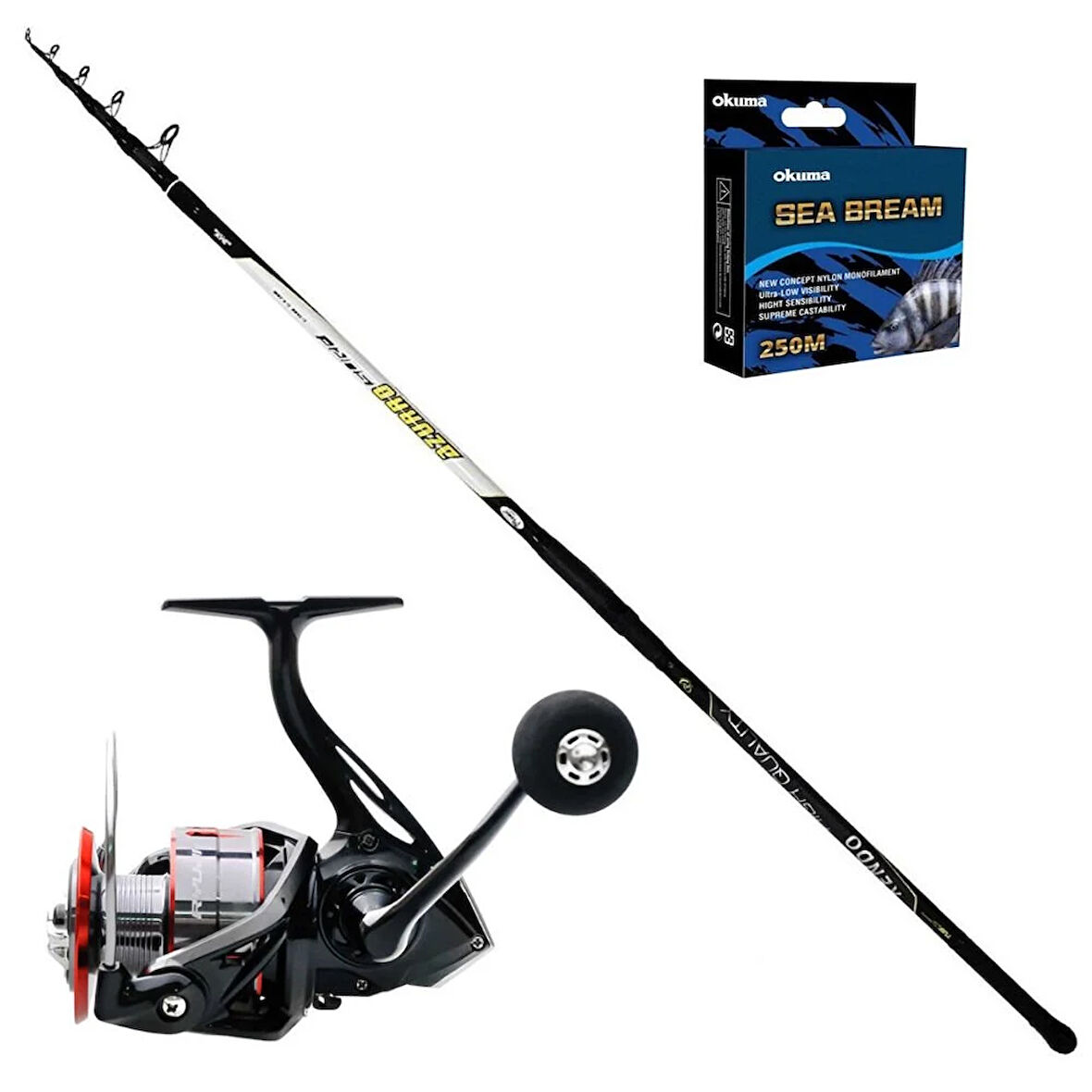 Ryuji Raptor 6000 - Azurro 420cm 150gr Surf Olta Seti