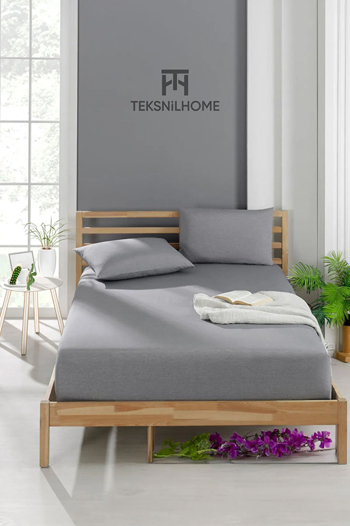 | RANFORCE | PAMUKLU ANTRASİT TEK / ÇİFT KİŞİLİK EKONOMİK LASTİKLİ ÇARŞAF | 8 RENK | FITTED |