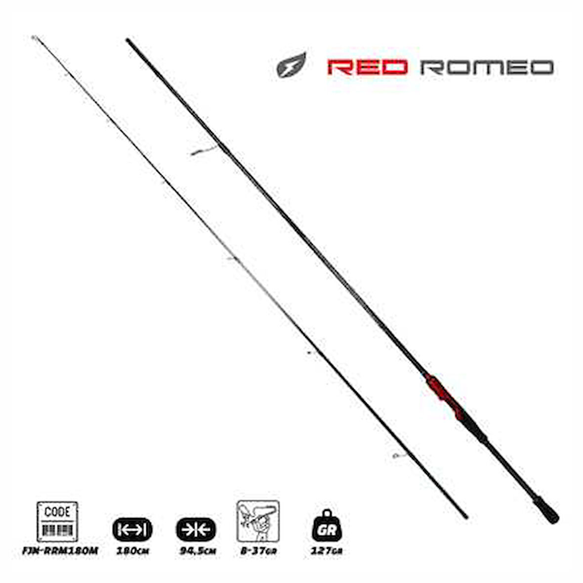 Fujin Red Romeo 180cm 8-37gr Spin Kamış FJN-RRM180M