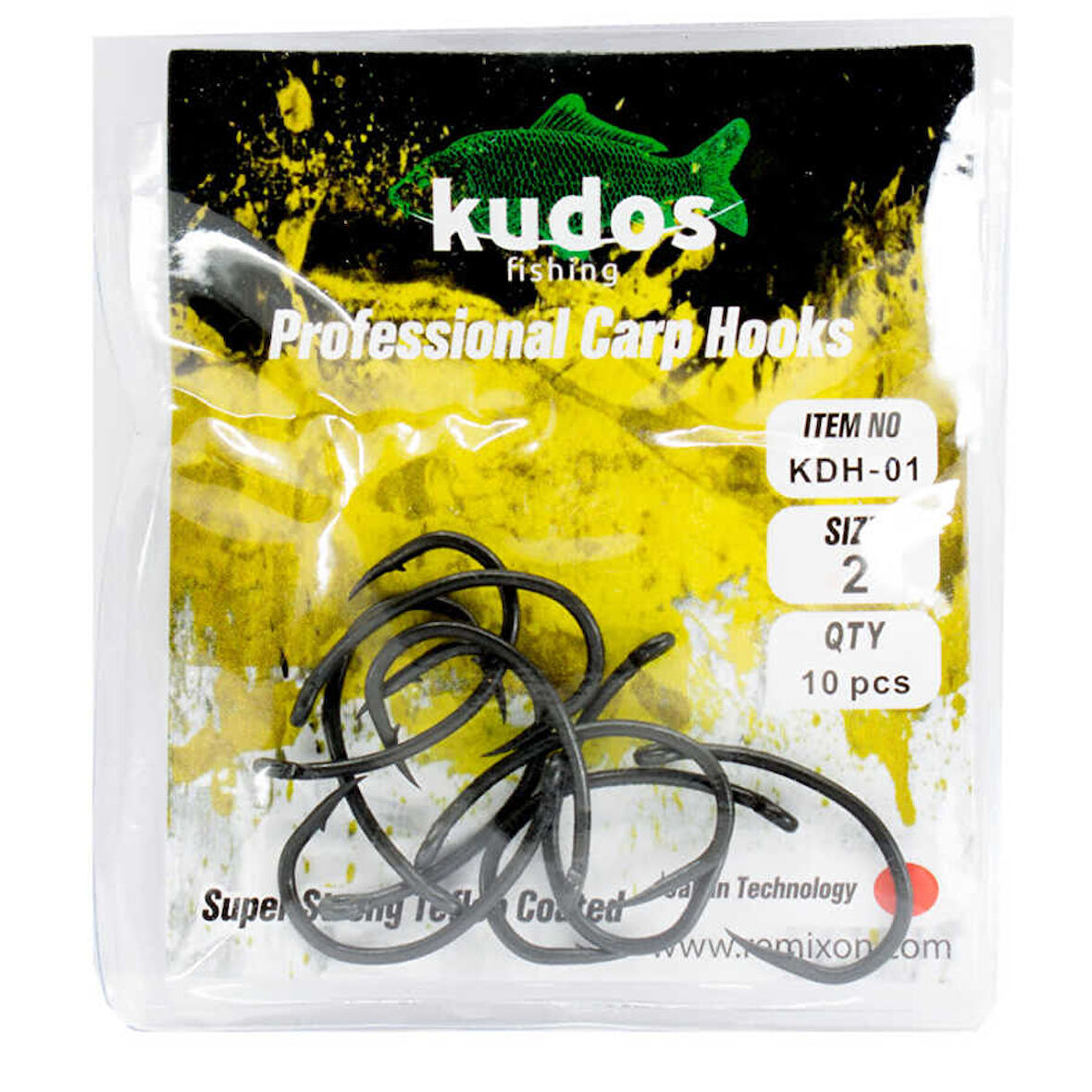 Kudos KDH-01 Sazan İğnesi (10 Adet) Standart-NO2
