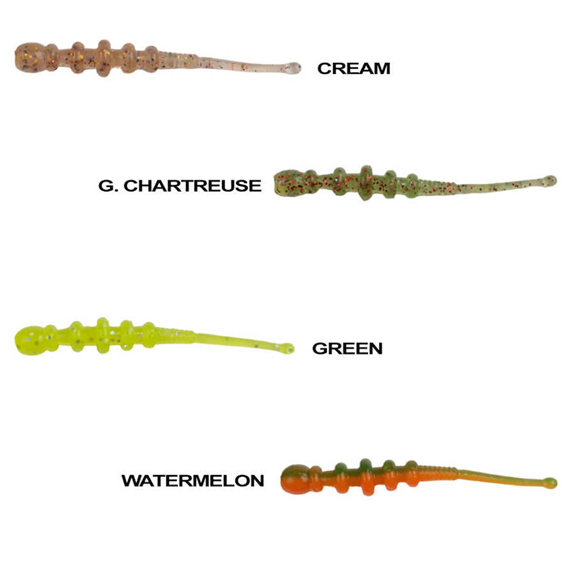 Ryuji Tipsy Worm 5.8cm Silikon Yem (12 Adet) ORANGE GLOW-Standart