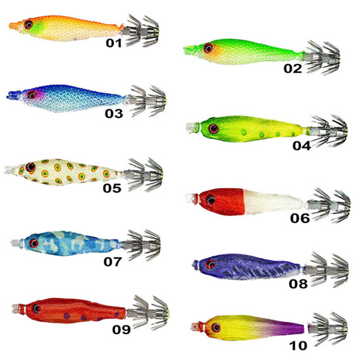 Ryuji Soft Squid 7cm Silikon Kalamar Zokası 08-Standart