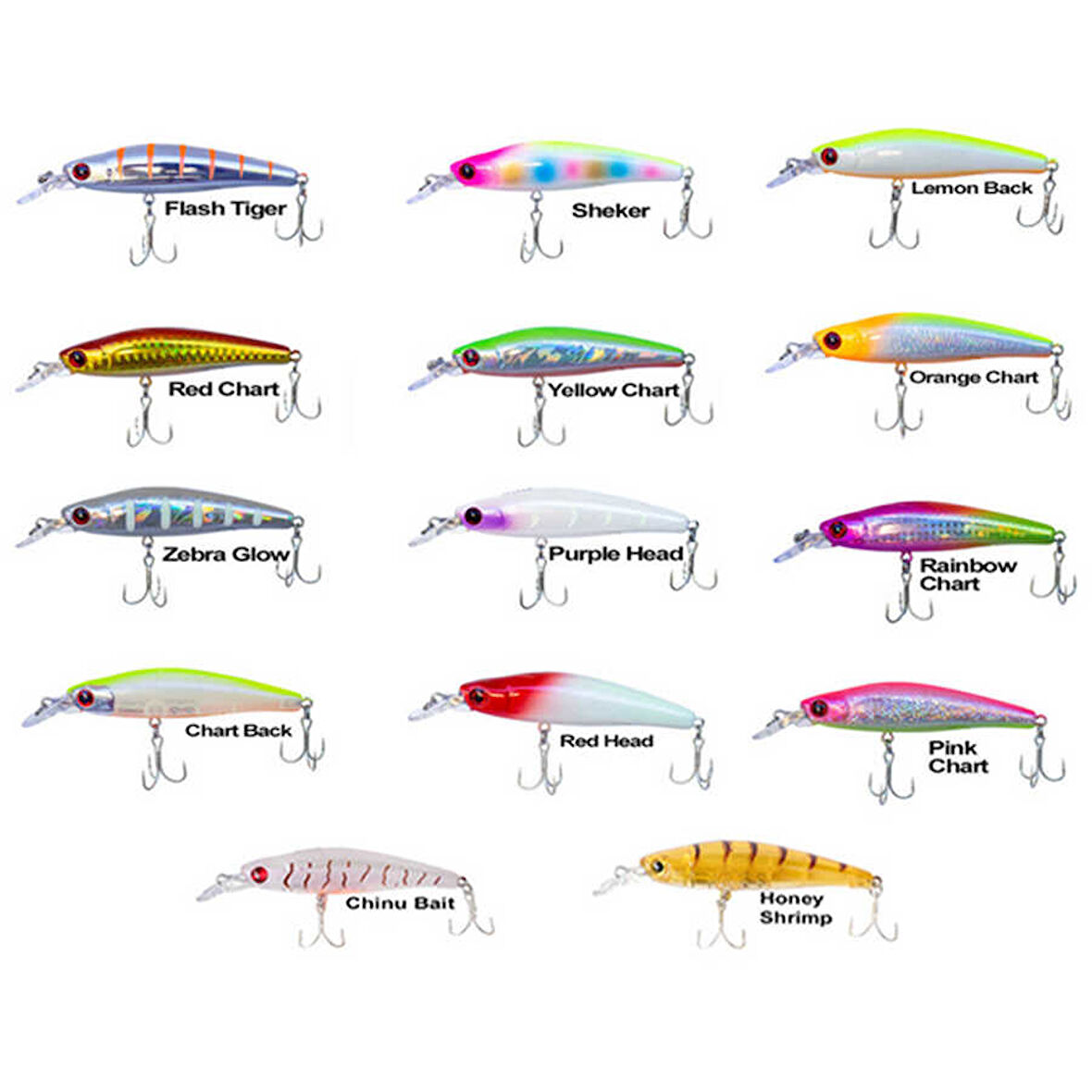 Ryuji Bubble Bait 8cm 12gr Maket Yem RAINBOW CHART-Standart