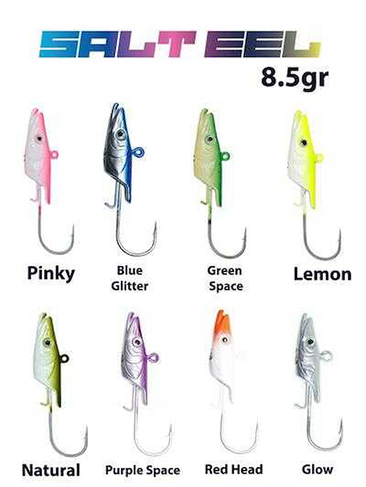 Fujin Salt Eel 8.5gr Jighead 030 Lemon