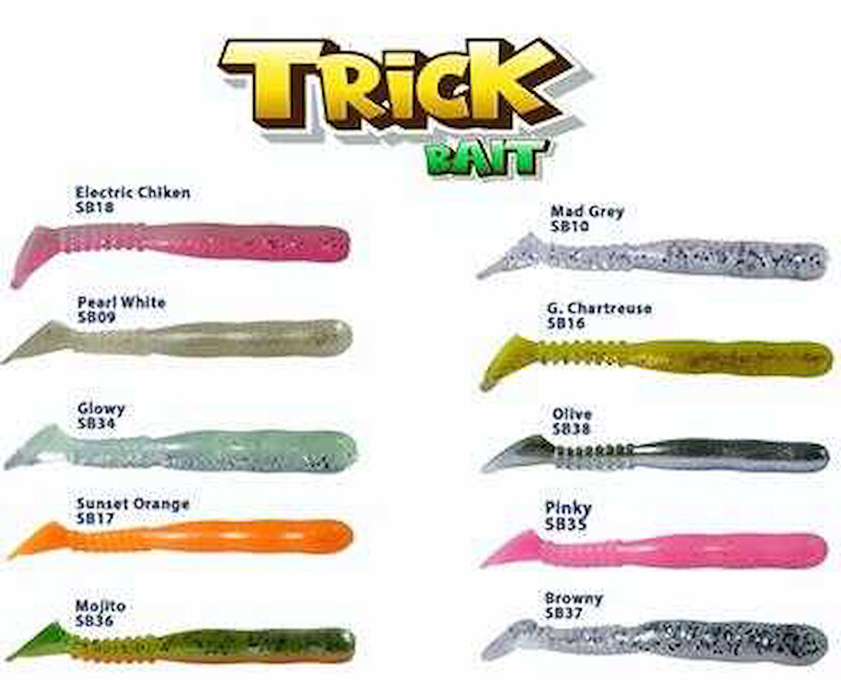 Fujin Trick Bait 9cm Silikon Balık G.Chartreuse