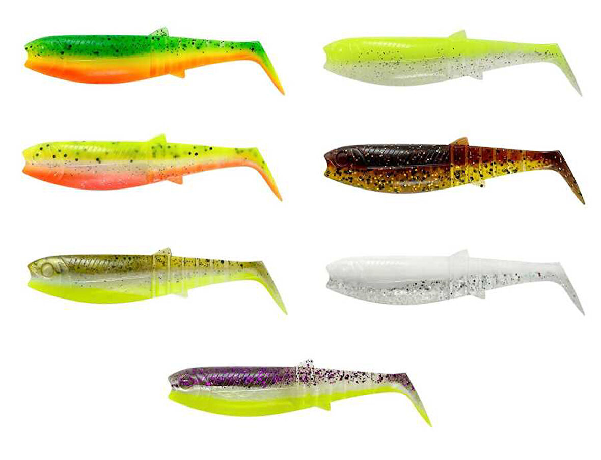 Savage Gear Cannibal Shad 8cm 5gr Sahte Balık Chartreuse Pumpkin