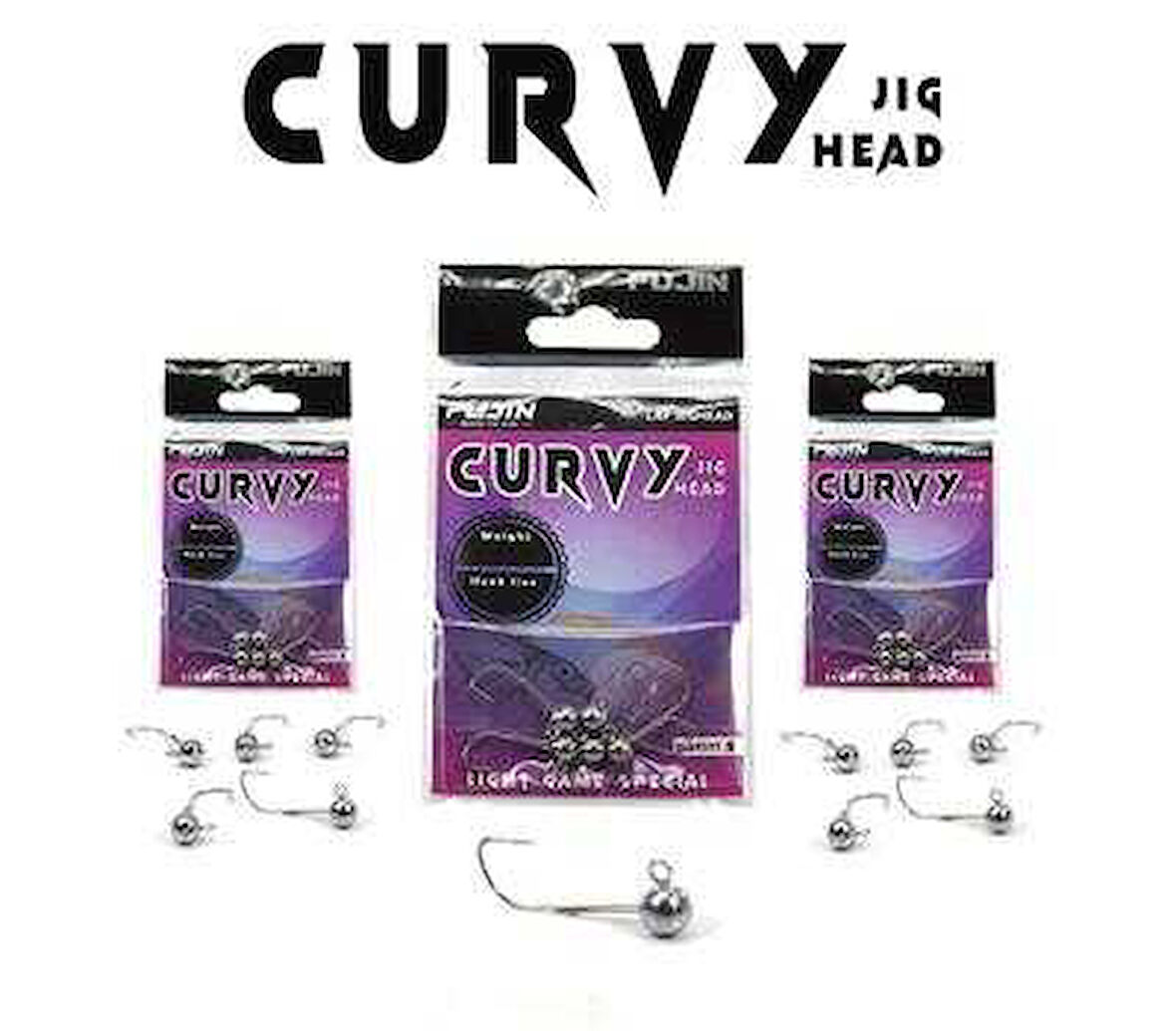 Fujin Curvy Jig Head 8 no 1gr