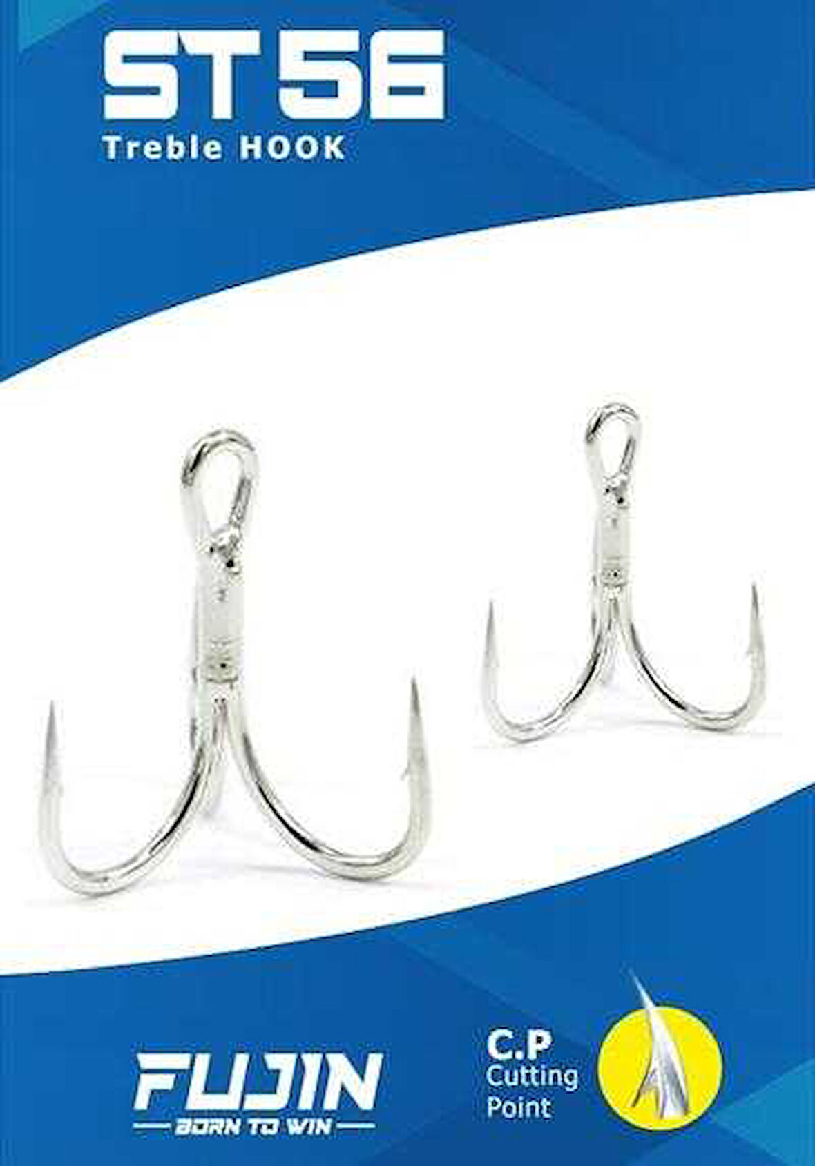 Fujin ST56 Üçlü Maket Balık İğnesi Nickel 2 no