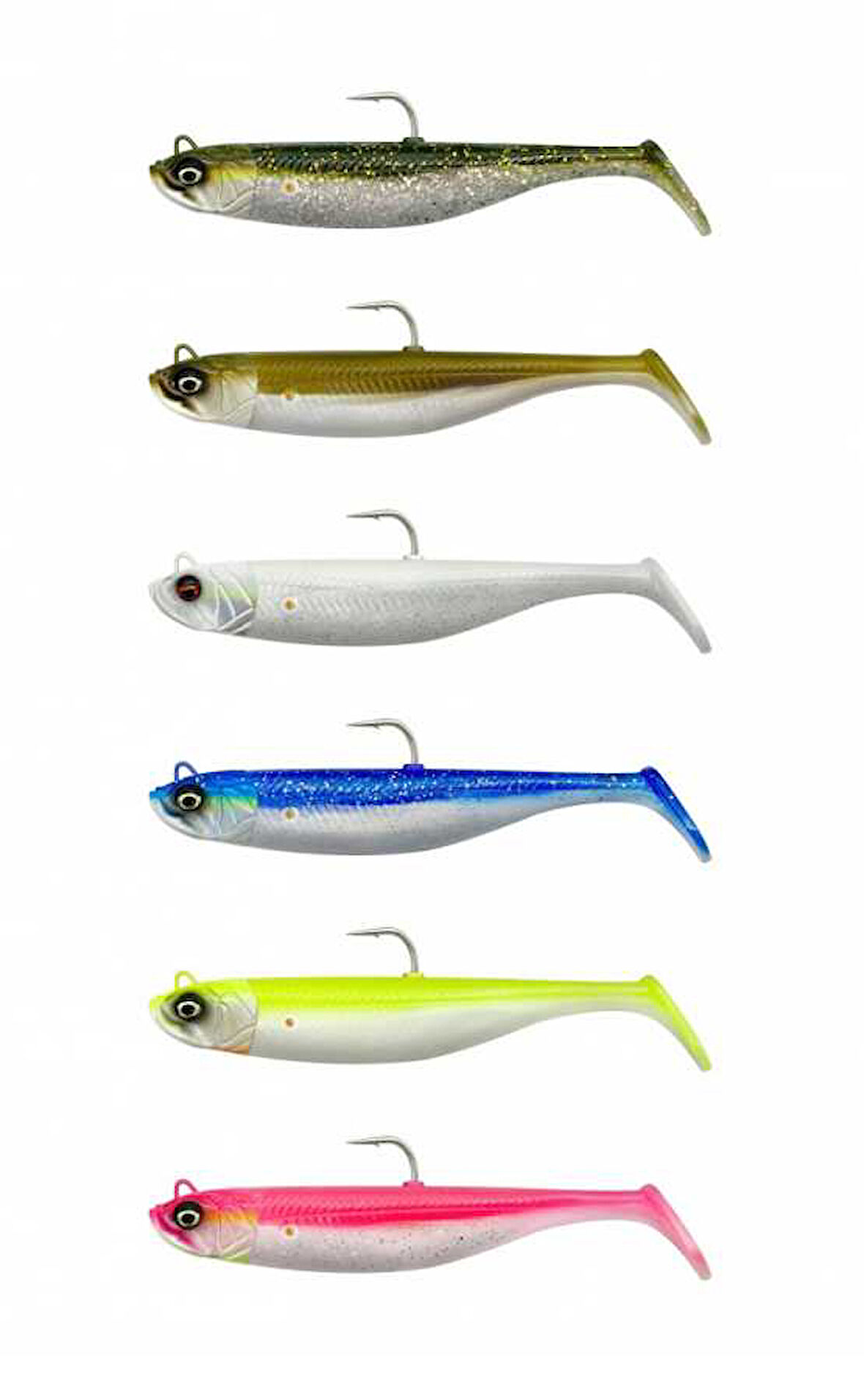 Savage Gear Savage Minnow 10 cm 20 gr 2+1 Blue Pearl Silver
