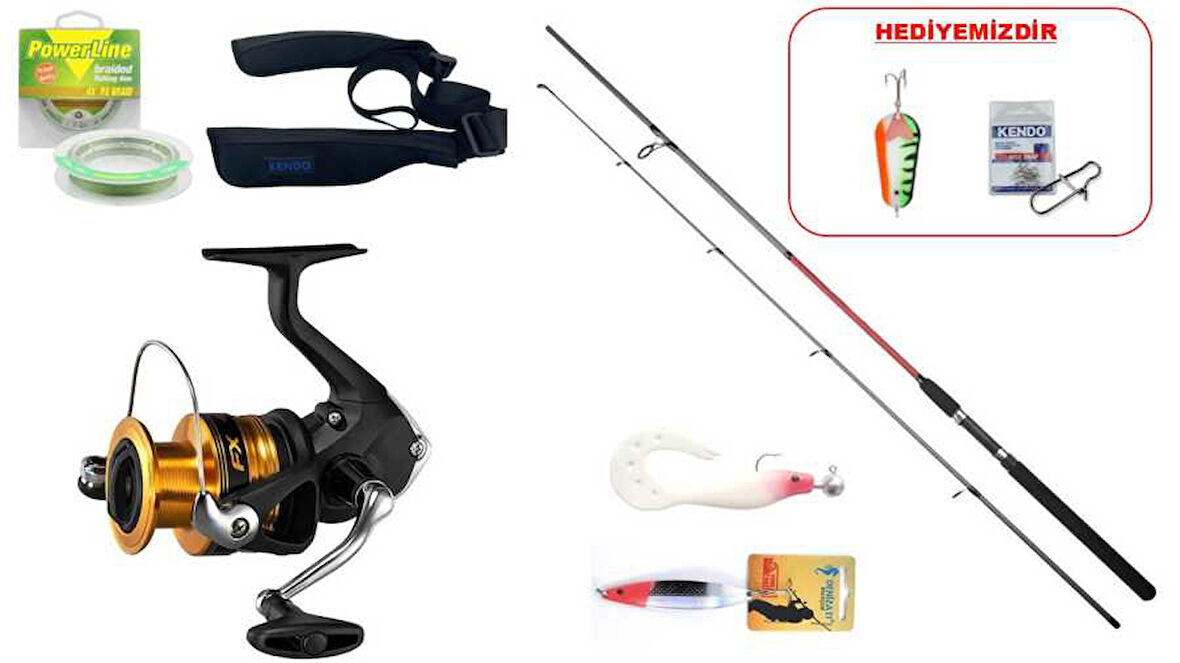 Remixon Flex Spin 270 cm 20-50 gr & Shimano FX 4000 FC SPİN SETİ