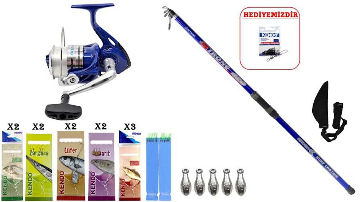 Remixon Strong 4.20m & Kendo Oceancast 7000 SURF SETİ