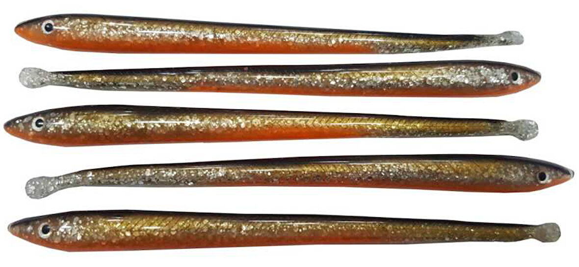 Savage gear Lb Sandeel Slug 10-Olive Sahte Balık 14 cm