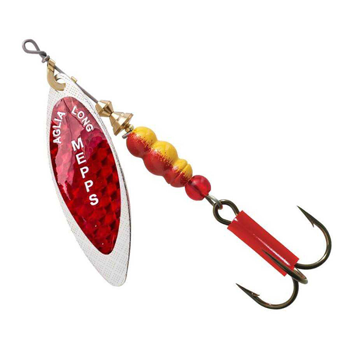 Mepps Longue Redbo Olta Kaşığı GÜMÜŞ-KIRMIZI-NO:2