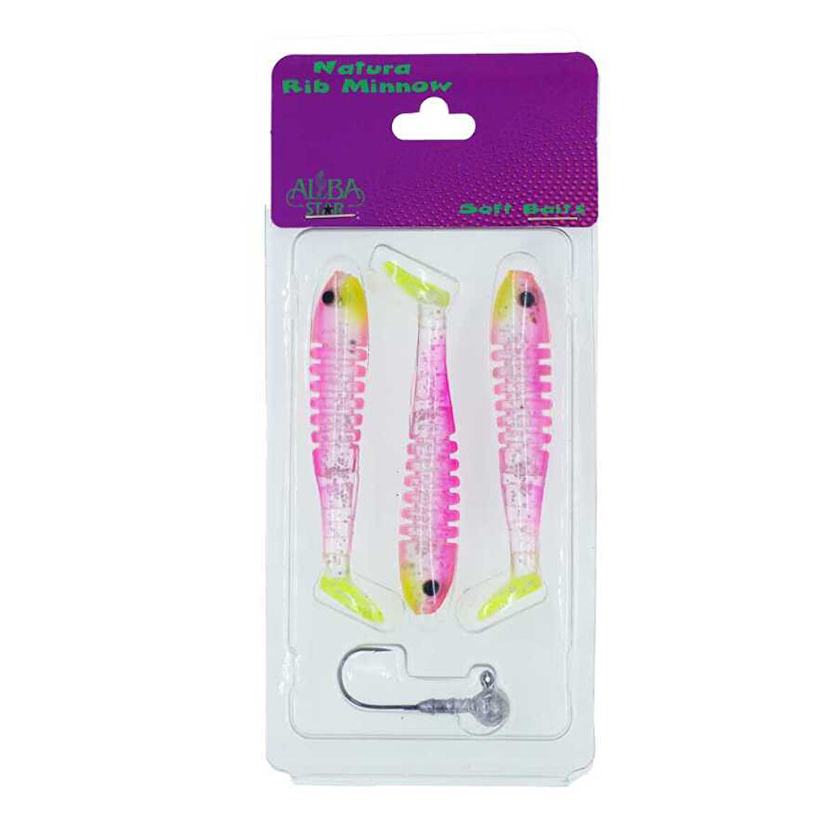 Albastar Natura Rib Minnow Sahte Balığı 01-90MM