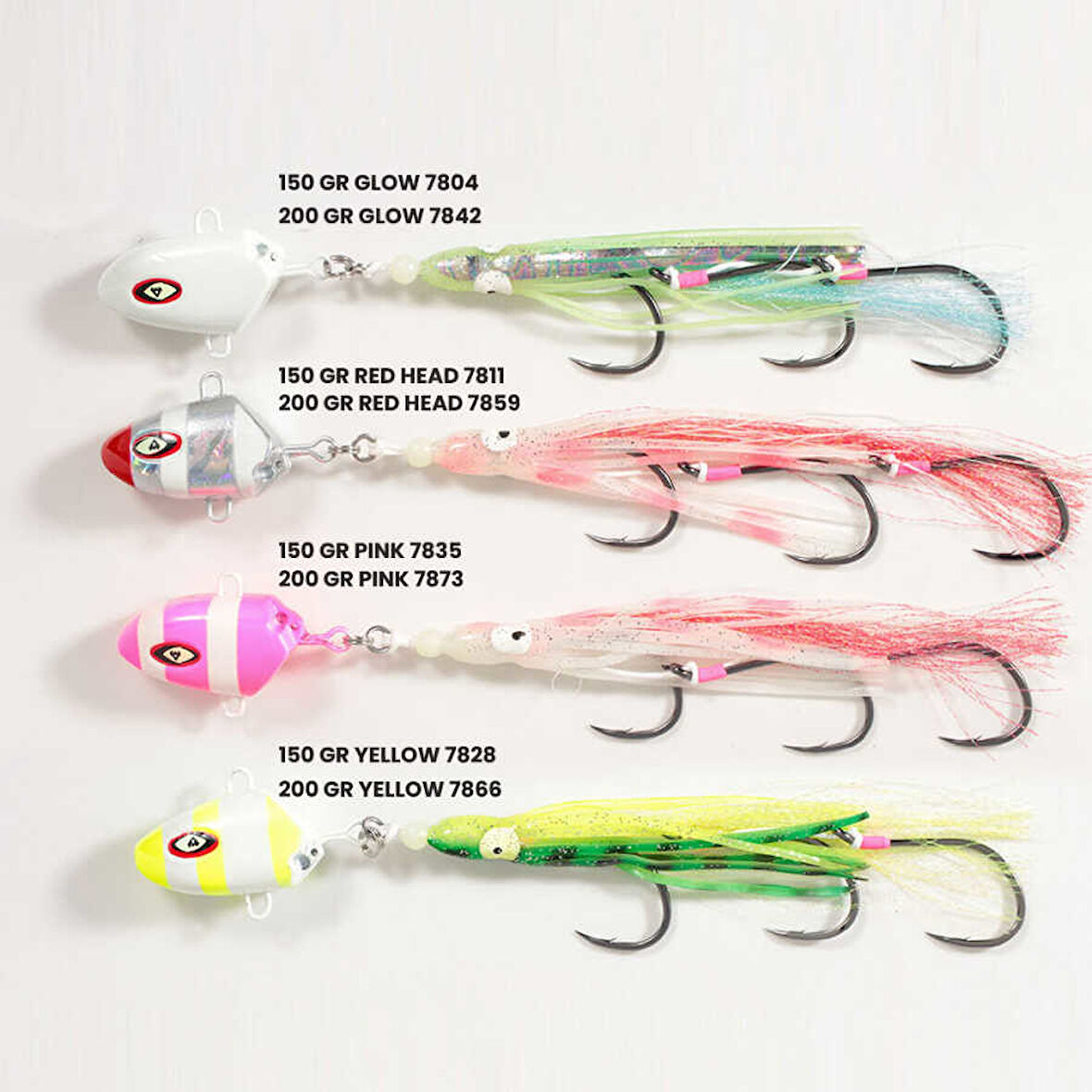 SEABOR OCTO JIG RED HEAD (7859)-200GR