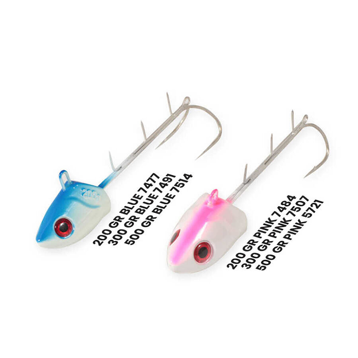 SEABOR BONITO JIG PINK (5721)-500GR