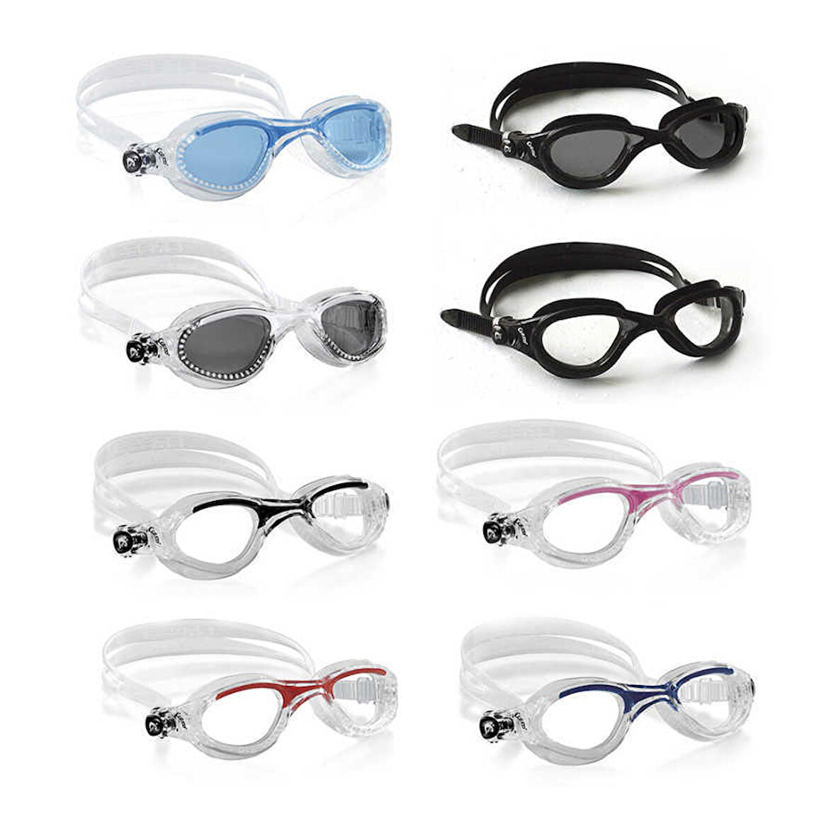 Cressi Flash Lady Deniz Gözlüğü CLEAR-CLEAR-BLACK