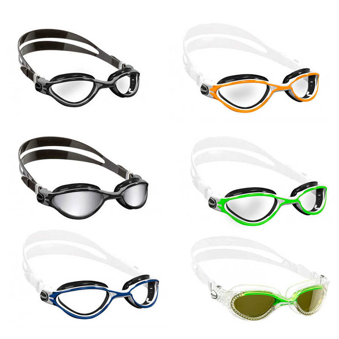 Cressi Thunder Deniz Gözlüğü WHITE-BLUE