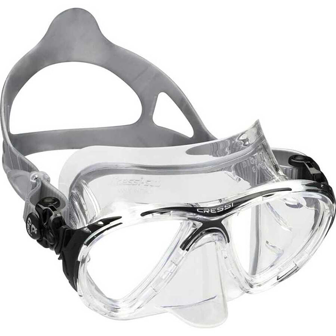 Cressi Big Eyes Evolution Crystal Dalış Maskesi CLEAR-BLUE