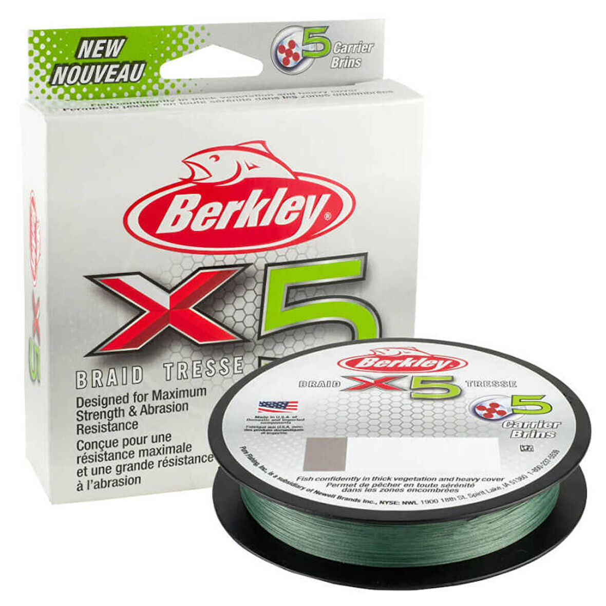 Berkley X5 İp Olta Misinası LOW-VIS GREEN-0.25MM - 300MT - 18.1KG
