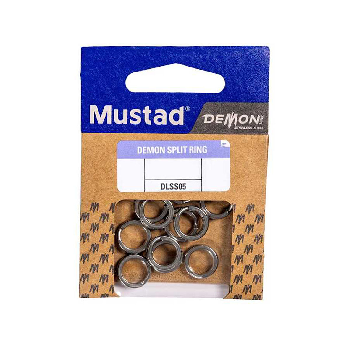 Mustad Demon Split Ring DLSS05 Standart-NO:10 - 12Lİ