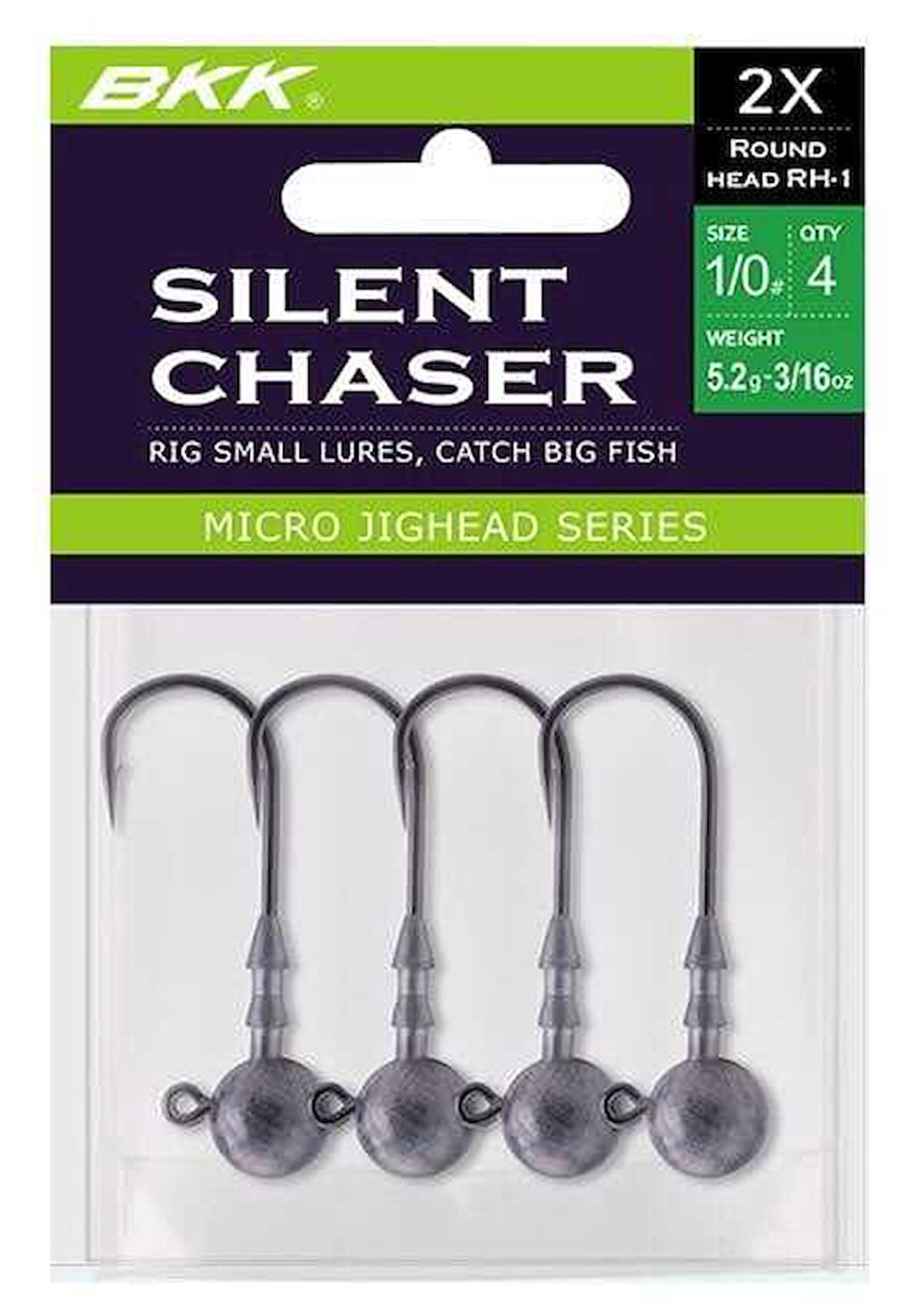 BKK Silent Chaser- Round Head Jighead 4/0 no 14 gr