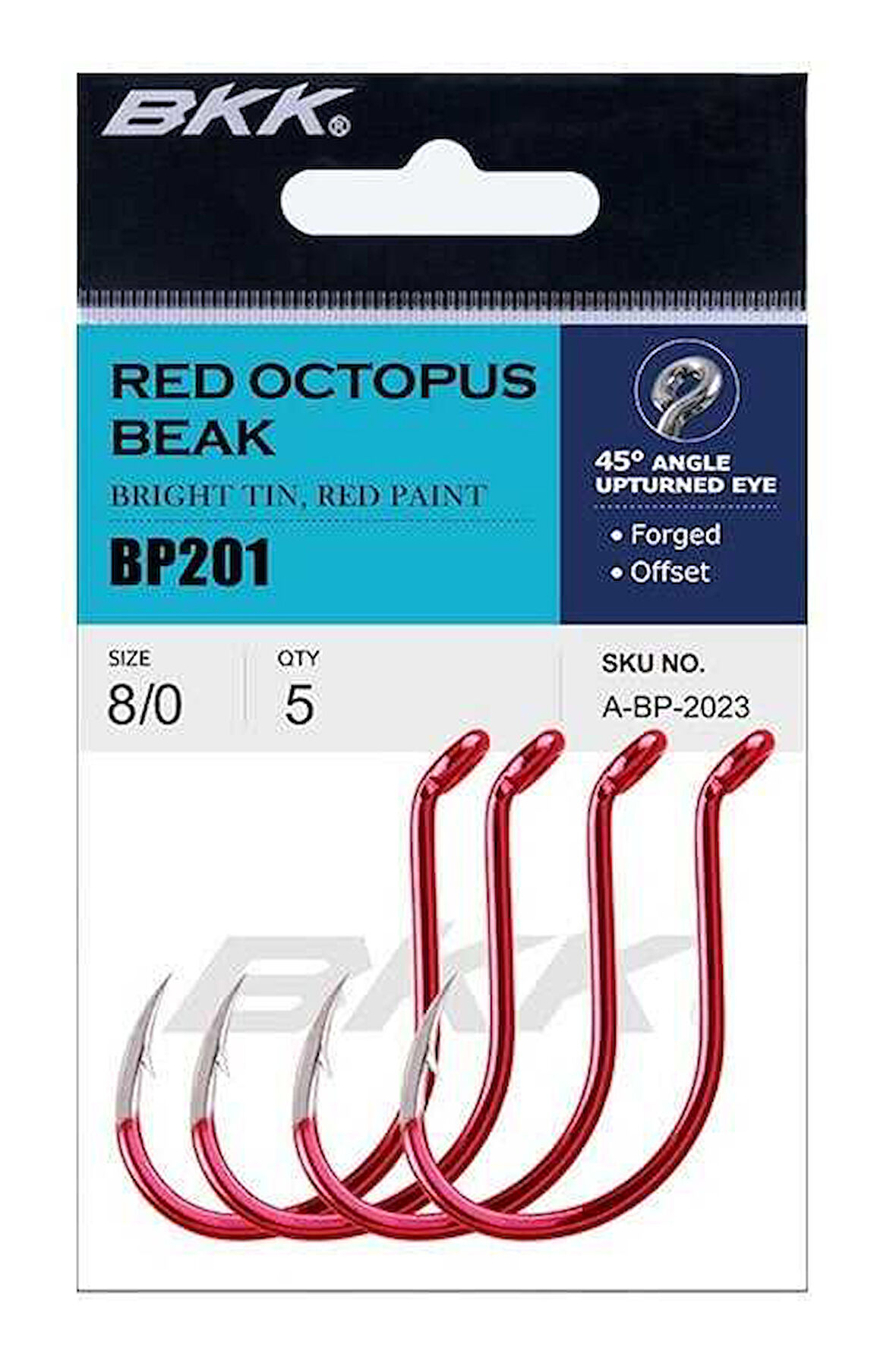 BKK Red Octopus Beak Olta İğnesi 8/0