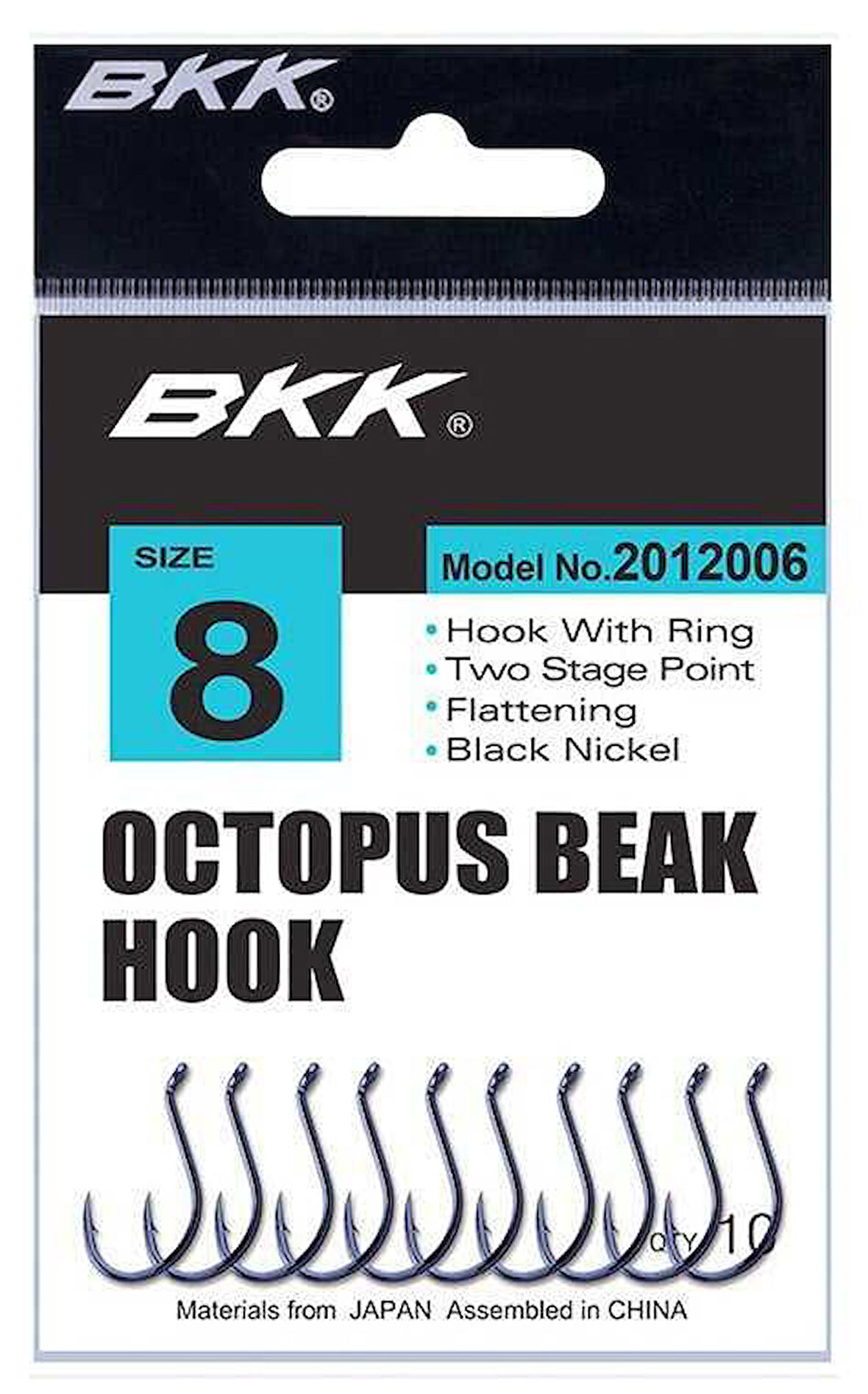 BKK Octopus Beak Olta İğnesi 3/0 8 Pcs