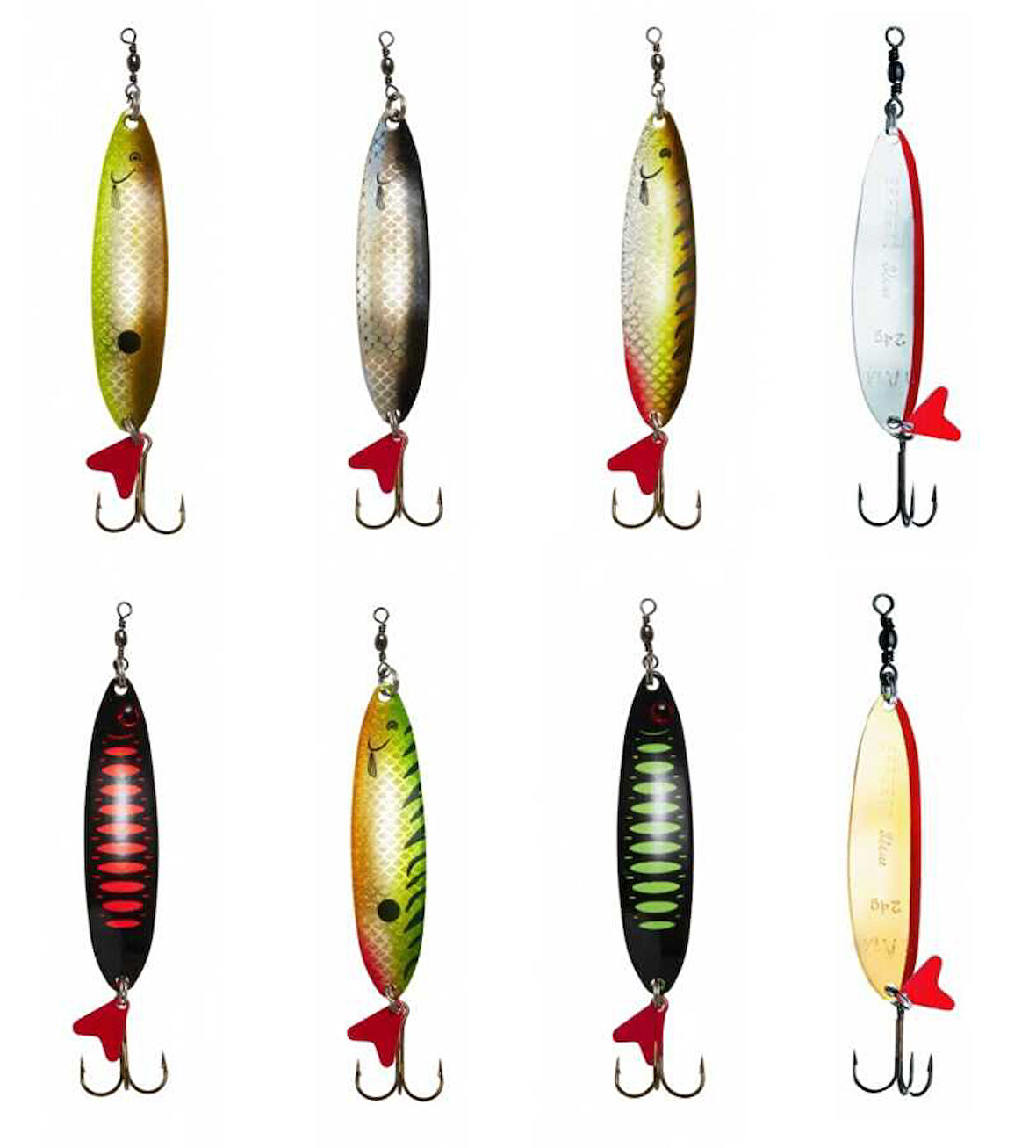 Dam Effzett Standard Spoon Slim 6.5 cm 16 gr Sinking Kaşık Olive/Chartreuse UV