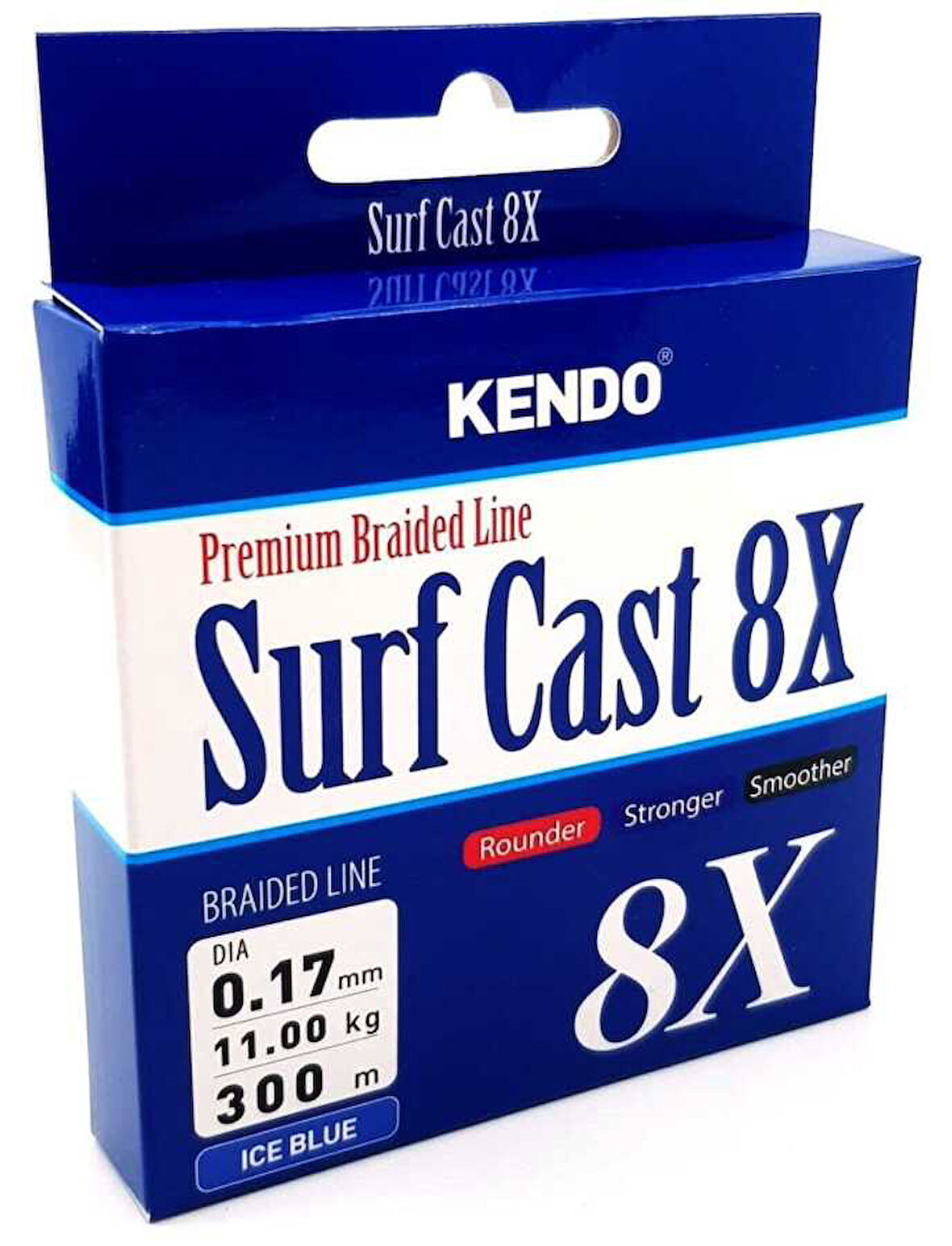 Kendo Surf Cast 8X Fighting 300 mt Örgü İp ( ICE BLUE) 0,17mm