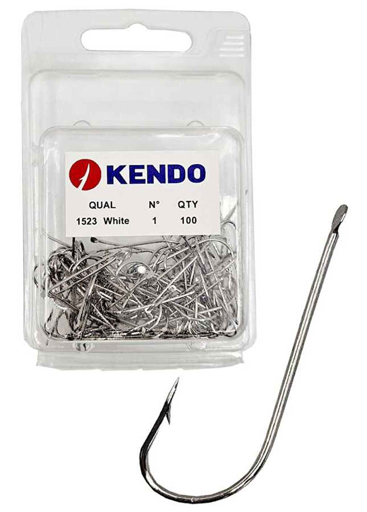 Kendo (1523 NI)  100 Adet 1/13 Beyaz Çapraz Kutu İğne 3 Numara