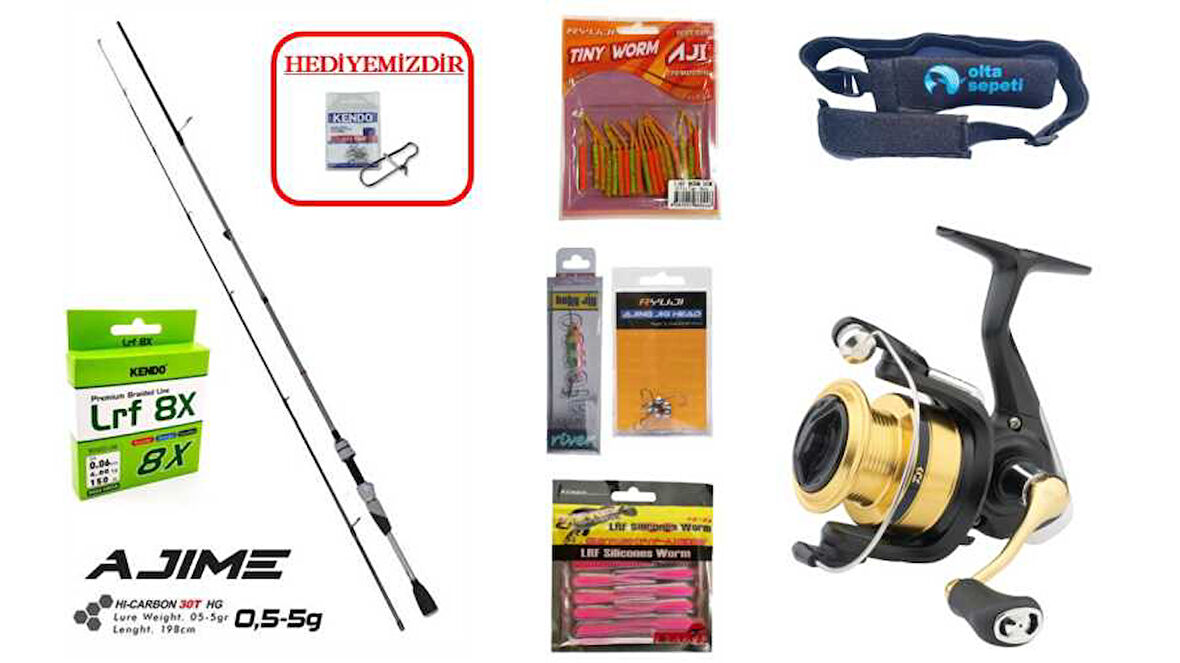 Fujin Ajime 198 cm 0.5-5 gr & Daiwa RS 500 LRF Seti