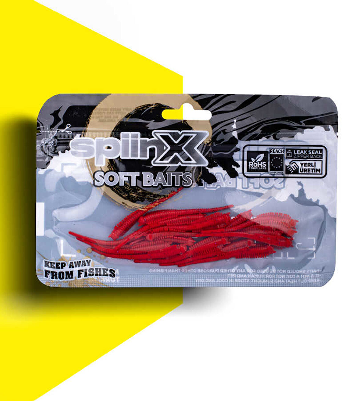 SPIINX SANDWORM SİLİKON 6CM 18P HOT RED