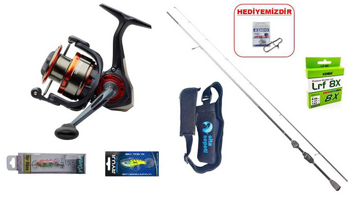 Ryuji Matrix Fuji 198cm 0.8-6 gr & Savage Gear SG2 1000 FD LRF Seti
