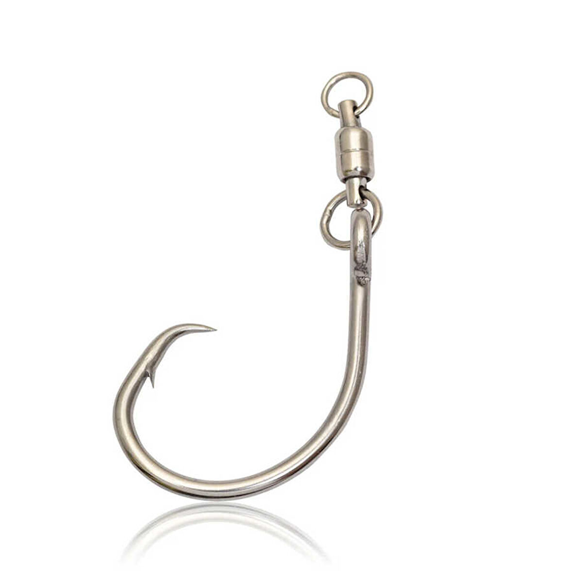 Mustad Swivel Demon Offset Circle SE39943NP 4X Strong Olta İğnesi STAINLESS STEEL-NO:8/0 - 2Lİ