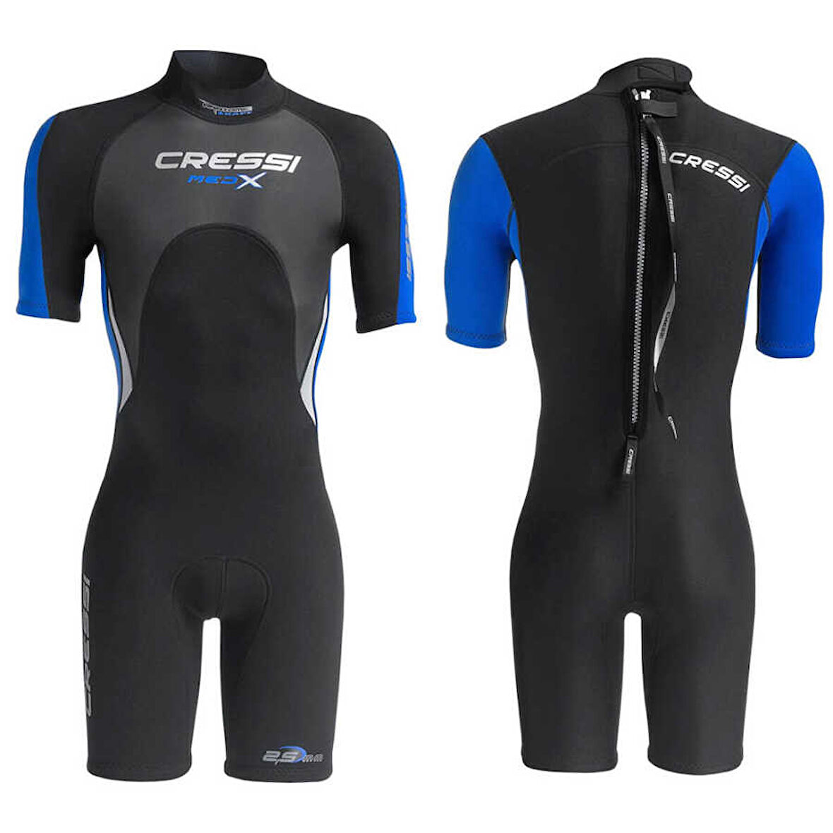 Cressi Med X Man Shorty Dalış Elbisesi Standart-2.5MM - NO:8 - 4XL