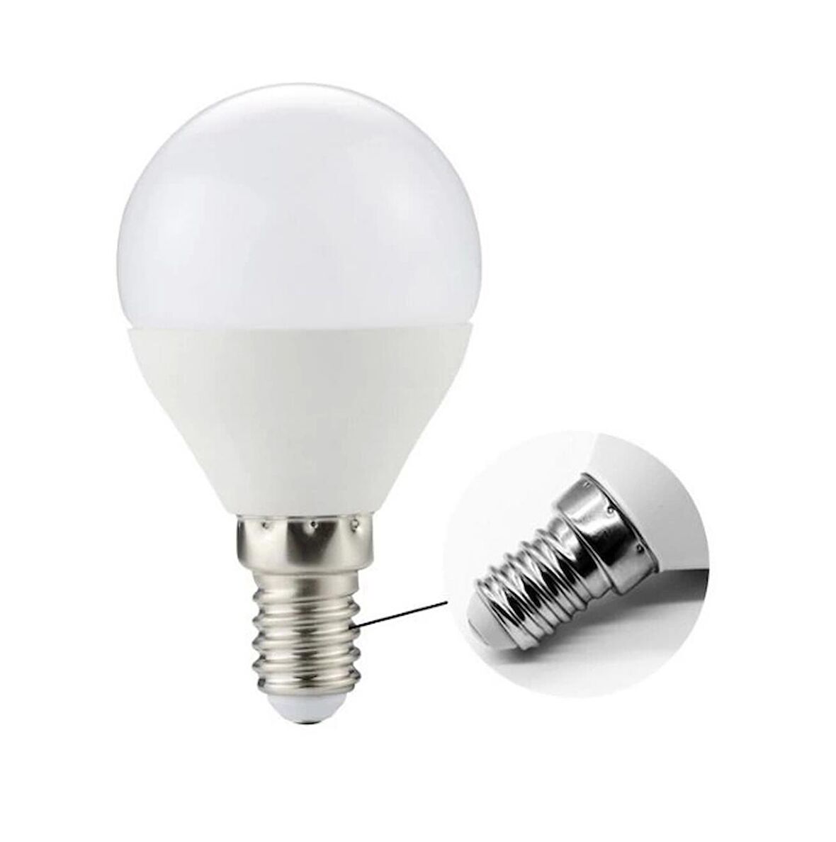 Cata CT-4233 6W 220V E14 Duylu Led Ampul Beyaz