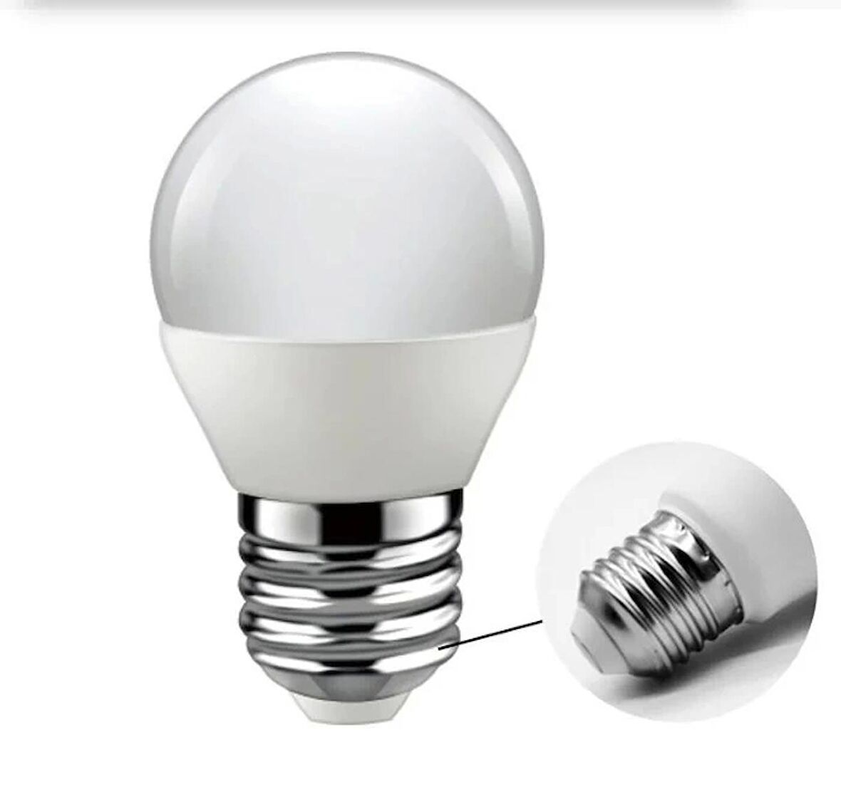 Cata CT-4232 6W 220V E27 Duylu Edison Led Ampul Beyaz 5 Adet