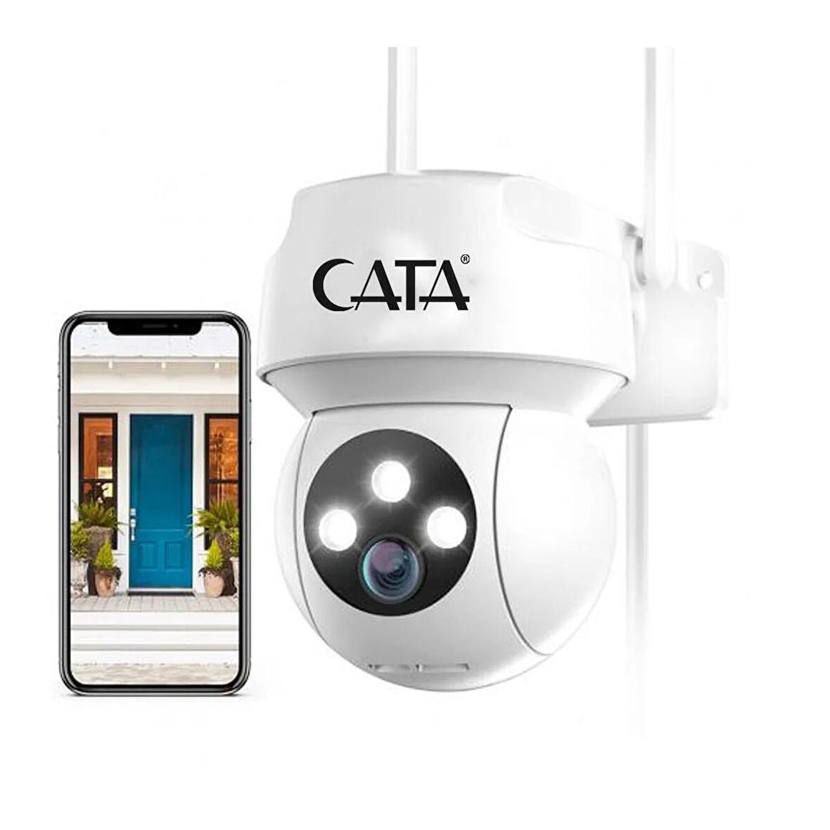 Cata CT-4051 V2 Full HD 1920x1080 Dome Güvenlik Kamerası