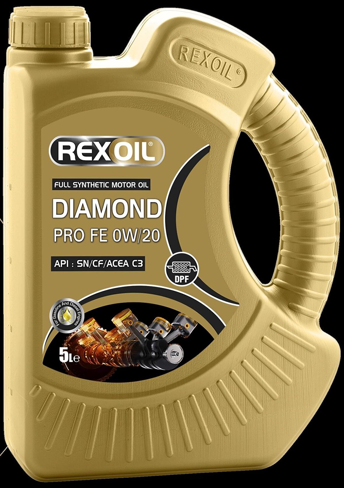 Rexoil Diamond Pro FE 0W-20 SN/CF 4 Litre Motor Yağı