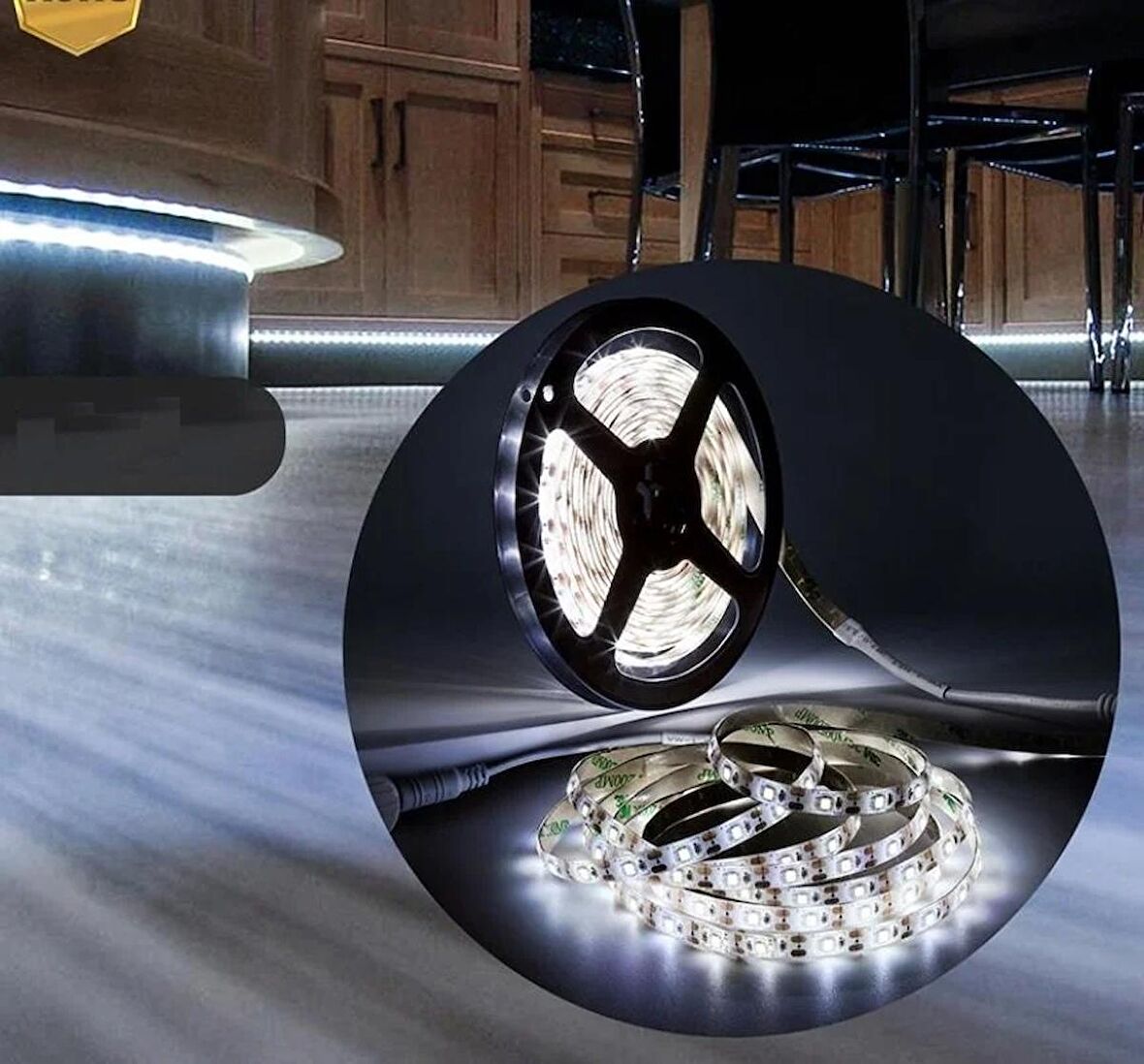 Cata CT-4487 12 Volt Serit Led Dış Mekan Beyaz Ip44 10 Çip 5 Metre