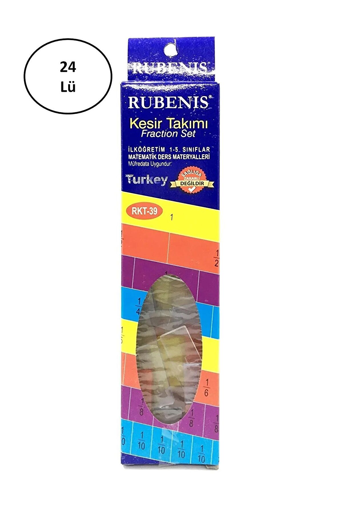 Rubenis Rubenıs Rkt-39 Plastik Kesir Takımı 24 lü