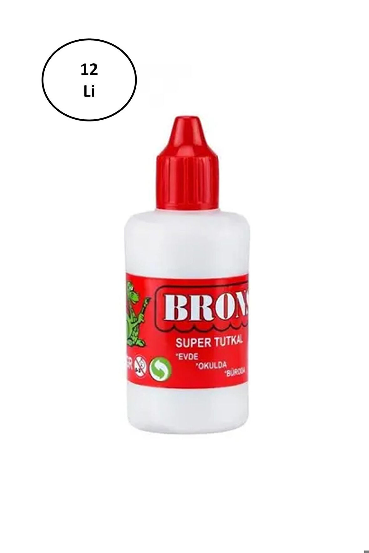 Brons BR-408 100 gr Su Bazlı Beyaz Tutkal 12 li