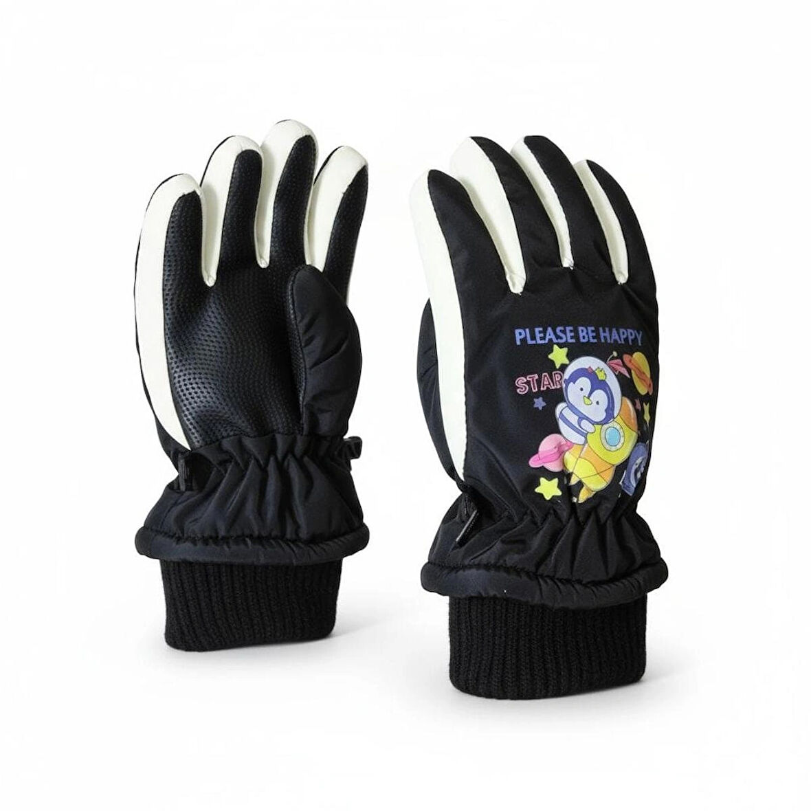 1-3 Yaş Erkek Çocuk Şişme Kar Kayak Eldiveni